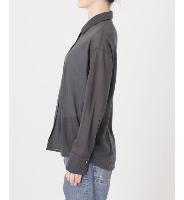 FRAMeWORK「≪予約≫コットンナイロンシアーテンジクシャツ」|Tシャツ・カットソー|