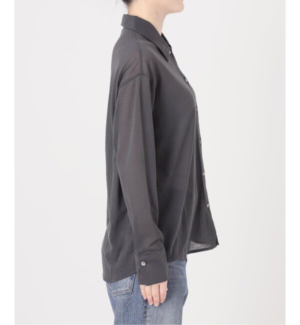 FRAMeWORK「≪予約≫コットンナイロンシアーテンジクシャツ」|Tシャツ・カットソー|