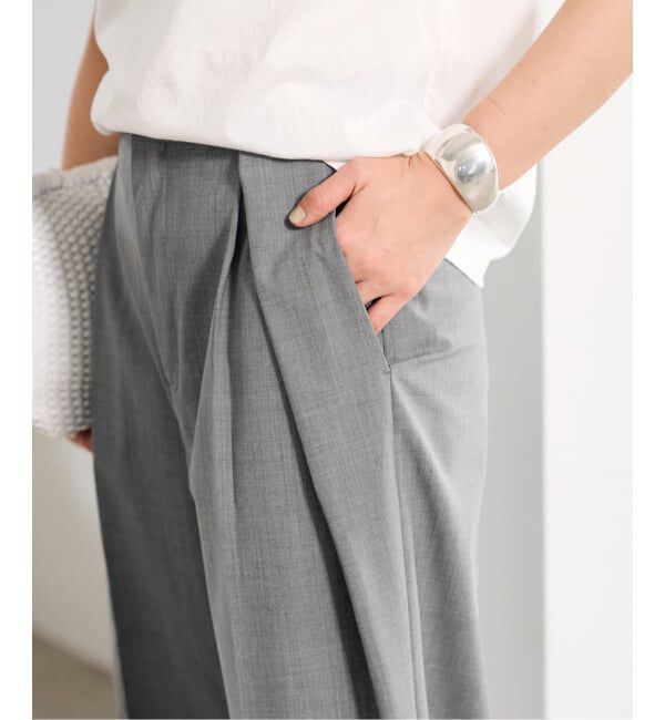 FRAMeWORK「≪追加予約≫サマーウールコクーンパンツ」|スラックス|