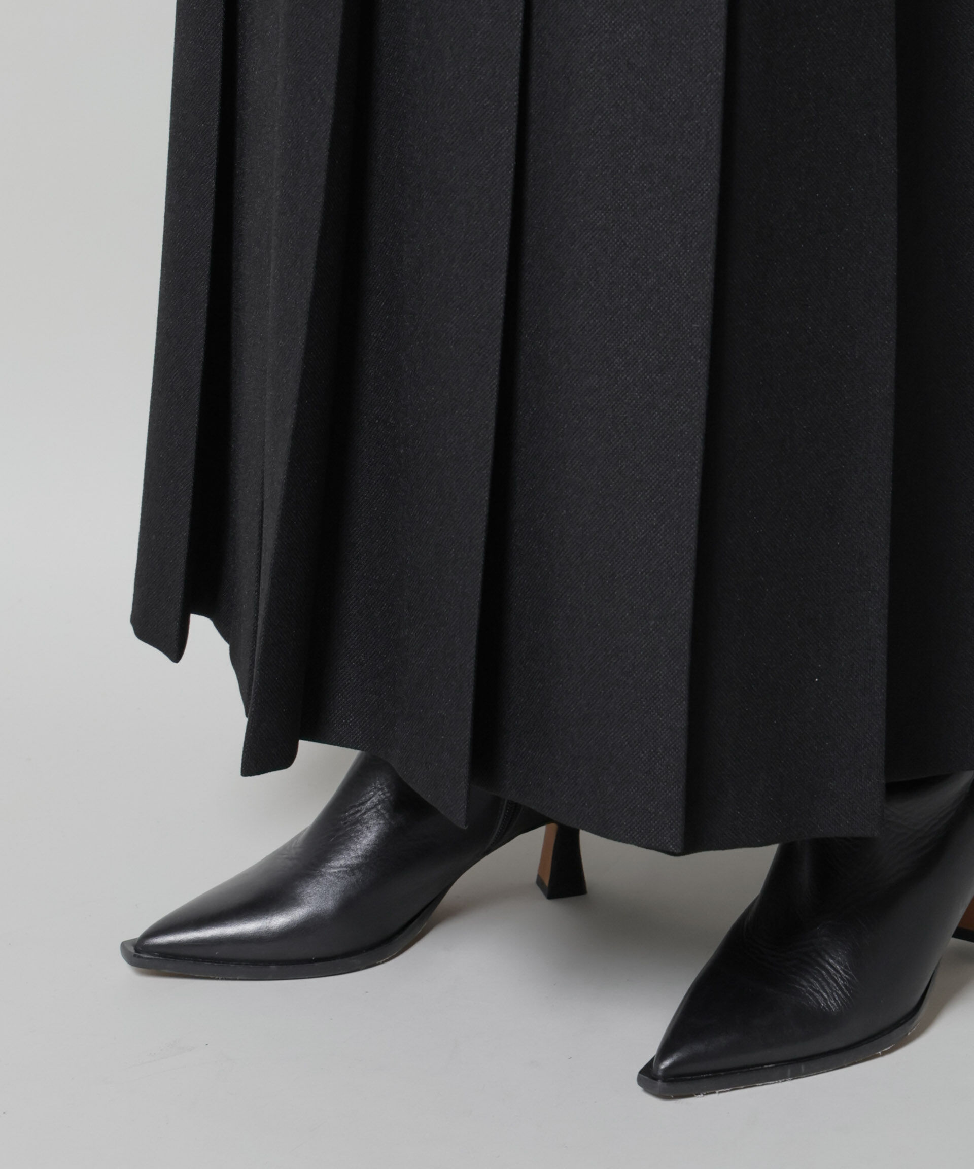 nano･universe「ワイドプリーツロングスカート」|スカート|