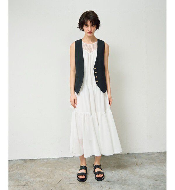 Grace Class「リネン混ツイルジレ」|ベスト・ジレ|