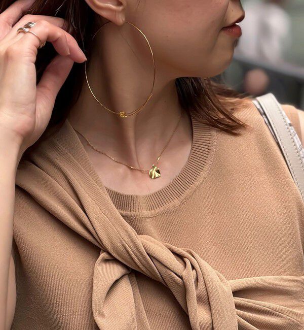 NOLLEY'S「【ANNA SOTTILOTTA/アンナソッティロッタ】HERMINE ゴールドネックレス」|ネックレス|