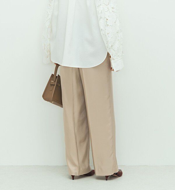 NOLLEY'S「ウォッシャブルサテンワイドパンツ」|その他|