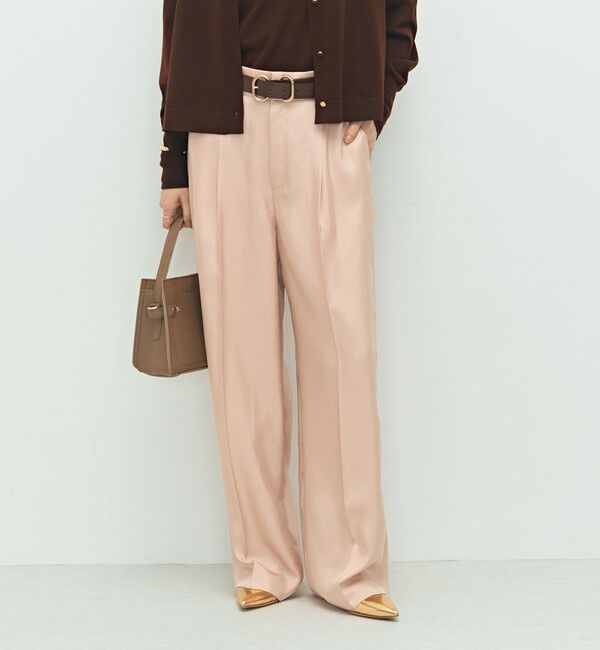 NOLLEY'S「ウォッシャブルサテンワイドパンツ」|その他|