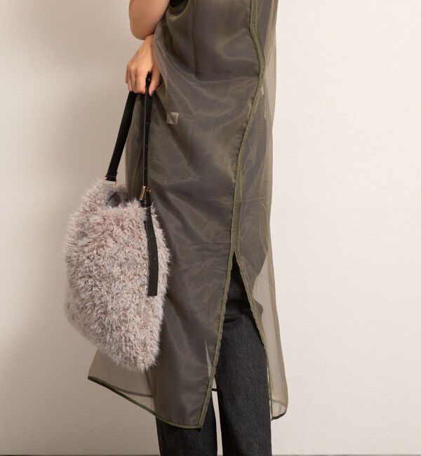 MAQWEL「【MAQWEL/マクウェル】ウォッシャブルオーガンジーワンピース」|ワンピース|