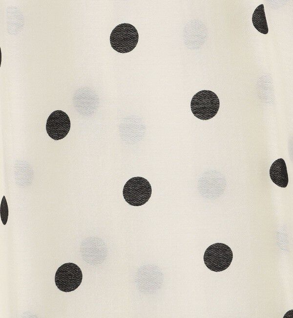 NOLLEY'S「ウォッシャブルピンタックドットプリントブラウス」|シャツ・ブラウス|