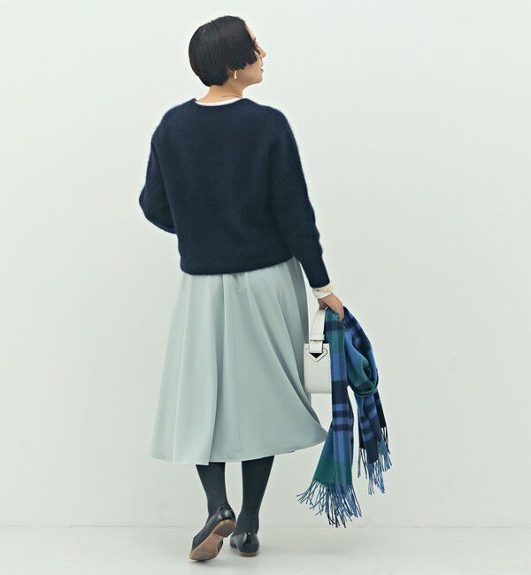 NOLLEY'S「ウォッシャブル2WAYストレッチフレアスカート」|フレア|