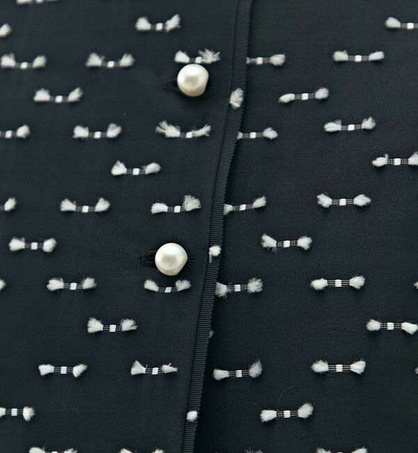 NOLLEY'S「《セットアップ対応》ウォッシャブルリボンジャガード2WAYブラウス」|シャツ・ブラウス|