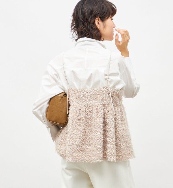 NOLLEY'S sophi「《セットアップ対応》ウォッシャブルフェザーチュールキャミブラウス」|キャミソール|