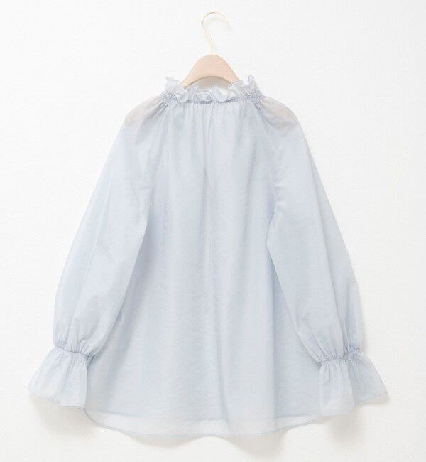 NOLLEY'S sophi「ウォッシャブルオーガンジーフリルブラウス」|シャツ・ブラウス|