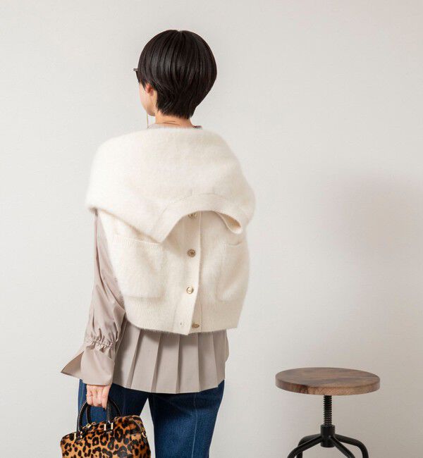 NOLLEY'S sophi「ウォッシャブルドレープポプリンバックプリーツシャツ」|シャツ・ブラウス|