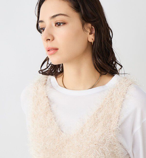 NOLLEY'S sophi「《手洗い可能》ラメシャギー2WAYビスチェ」|ニット・セーター|