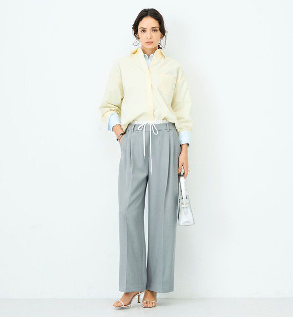 NOLLEY'S sophi「ウォッシャブルWウエストワイドパンツ」|その他|