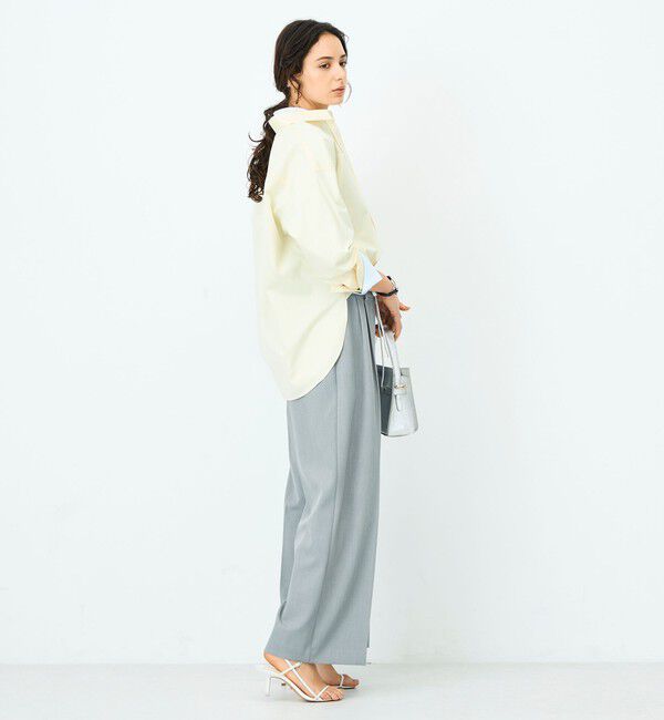 NOLLEY'S sophi「ウォッシャブルWウエストワイドパンツ」|その他|