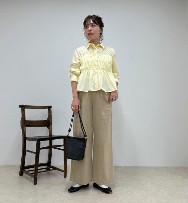 fredy emue「【@sora_522m企画】シャーリングシャツ」|シャツ・ブラウス|