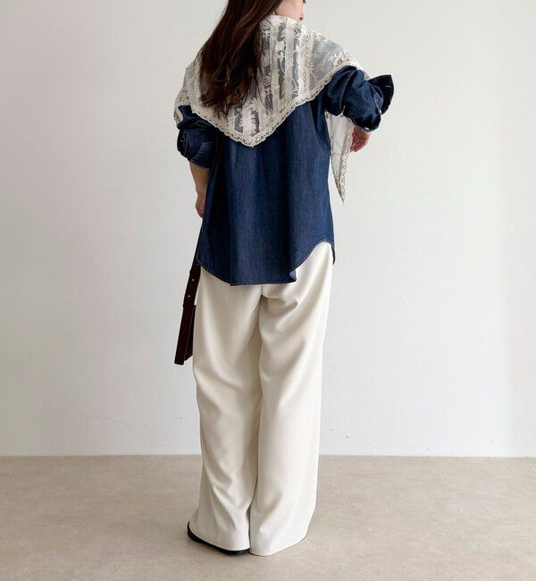 fredy emue「【大人気リバイバル】FR刺繍デニムシャツ」|シャツ・ブラウス|