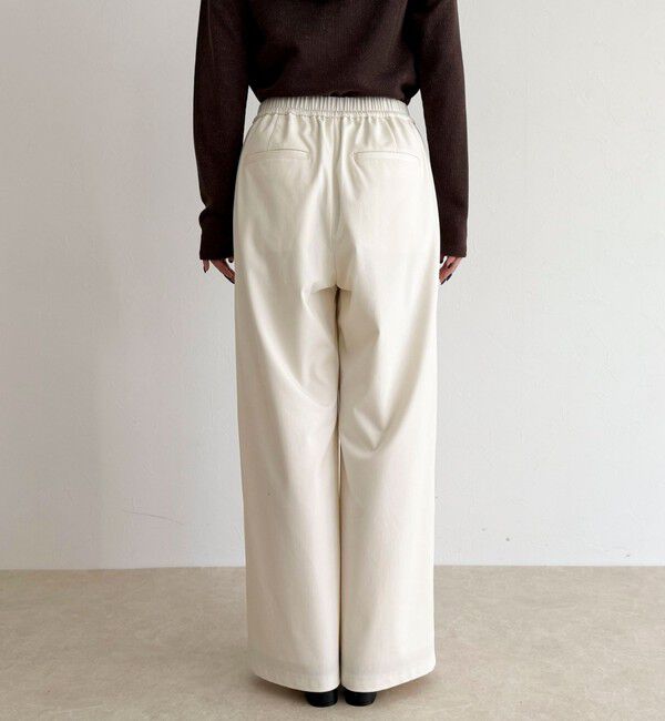 fredy emue「シャンブレーデニムライクイージーパンツ」|チノ|