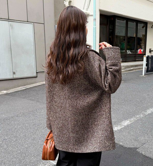 fredy emue「【リバイバル/新色追加】ウール混ミドル丈Pコート」|ピーコート|