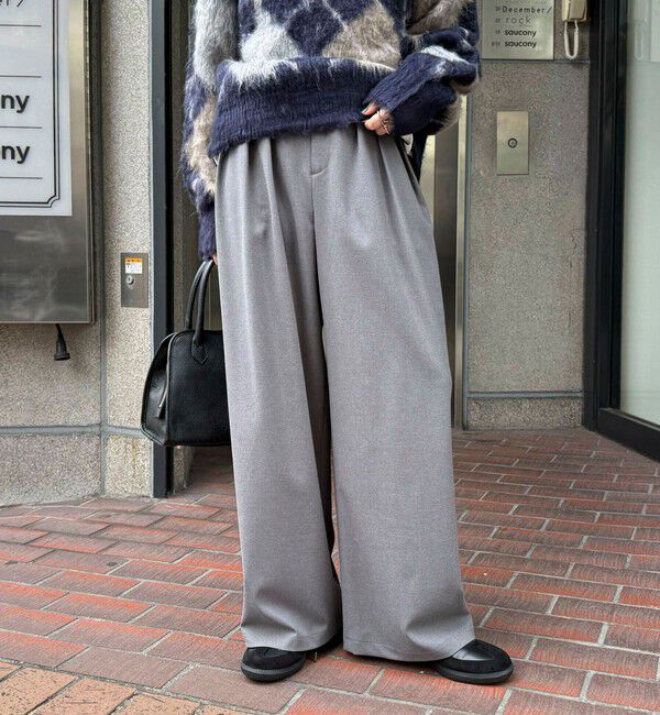 fredy emue「3タックハートリベットパンツ」|チノ|