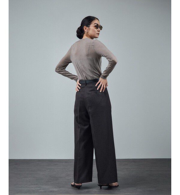 SALON adam et rope'「テンセルカシミヤシルクシアーロンT」|Tシャツ・カットソー|