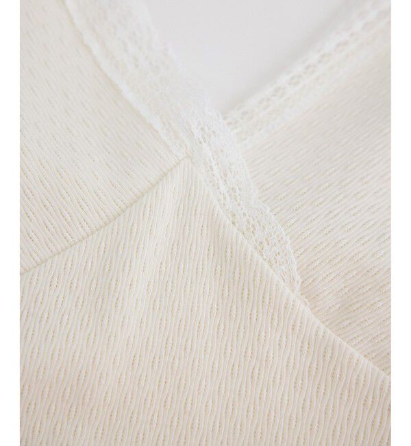 SALON adam et rope'「【Angie La La for SALON】GENTLE intimate レースキャミソール」|キャミソール|