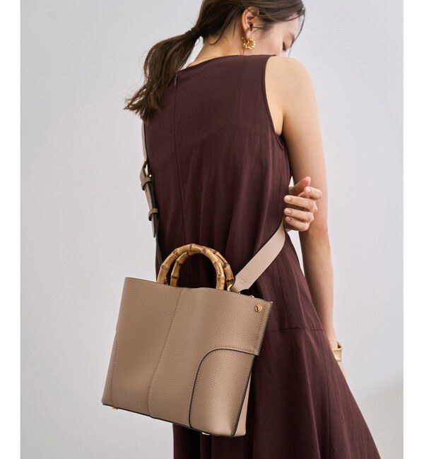 ROPE「【E'POR】BAMBOO BAG Medium【超軽量】」|ハンドバッグ|