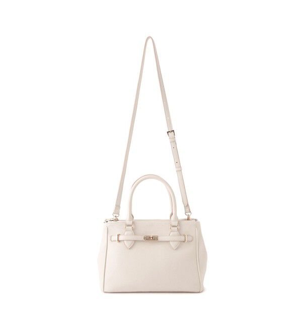 VIS「【新色追加】【2WAY】フロント金具3層トートバッグ」|ショルダー・メッセンジャー|