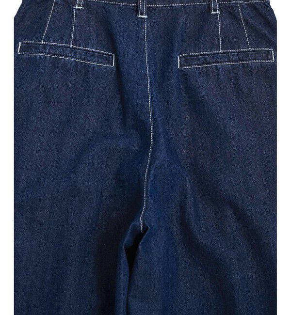 VIS「タックデザインリラックスデニムパンツ」|デニム|