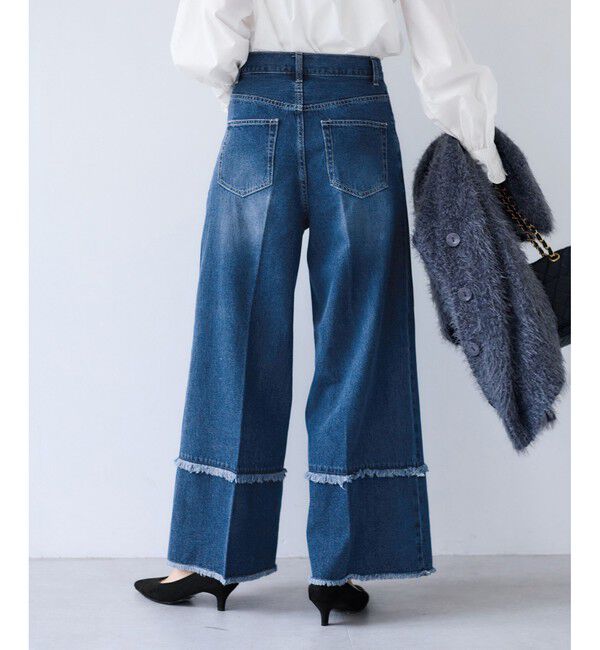 VIS「フリンジフレアデニム」|デニム|