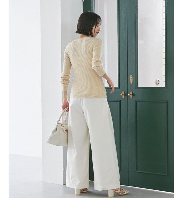 VIS「【WEB限定】フェイクレイヤードカーディガン(マルチWAY)」|カーディガン|