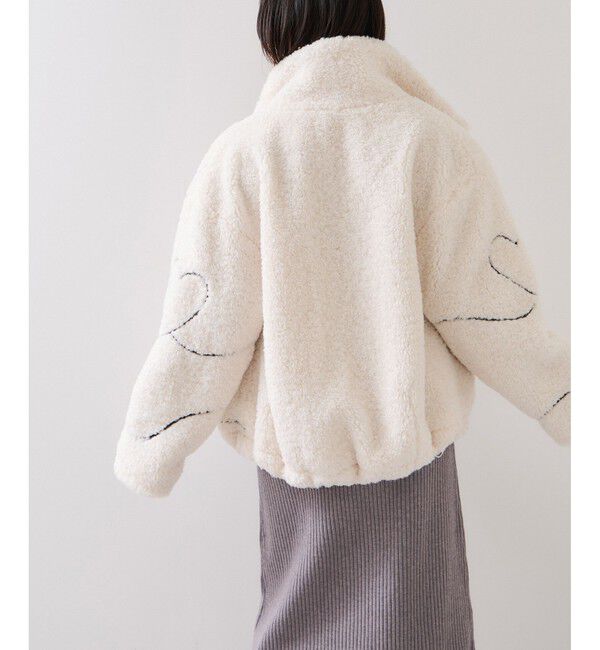 VIS「ジャガードボアブルゾン」|ブルゾン・スタジャン|