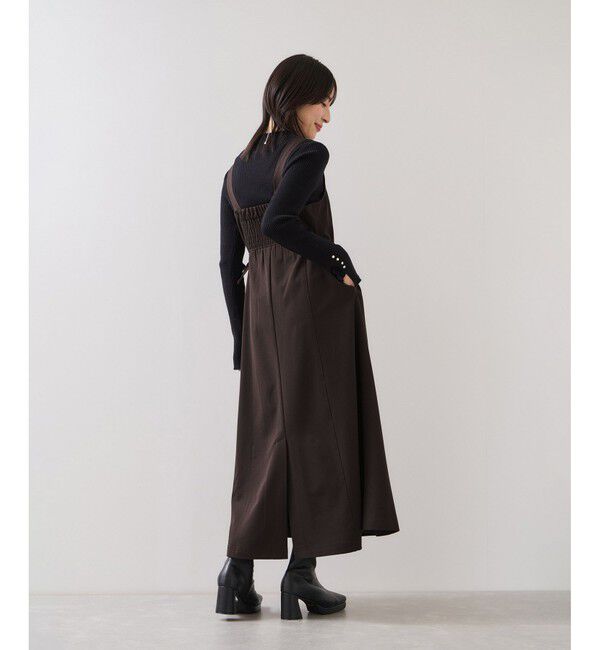 VIS「ウエストベルトジャンパースカート」|ワンピース|