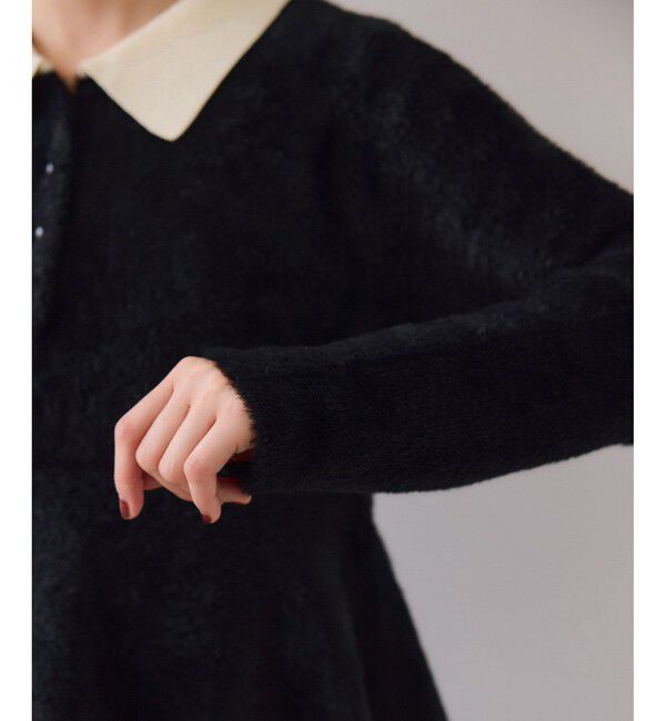 VIS「ペプラムデザインシャギーニット」|ニット・セーター|