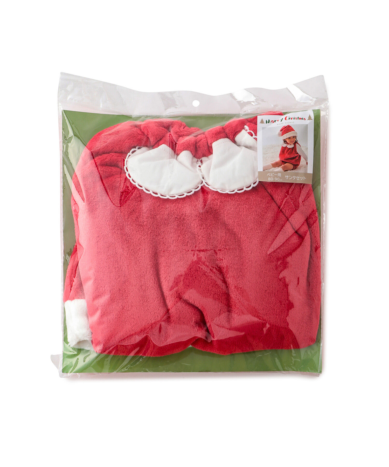 ROPE PICNIC PASSAGE「X'mas Baby/サンタクロースコスプレ」|ロンパース|