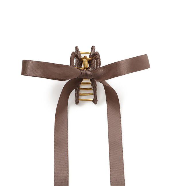 ROPE PICNIC PASSAGE「サテンリボンヘアバンスクリップ」|ヘアバンド|