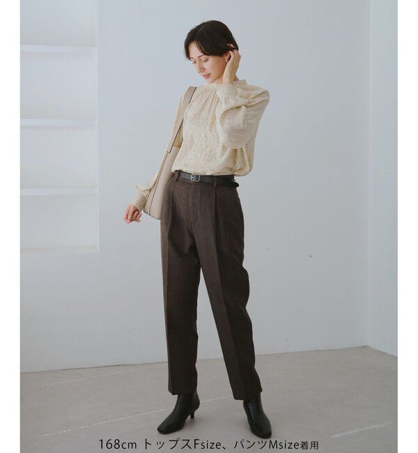 Rope&rsquo;Picnic「シャーリングカラーブラウス/2WAY」|シャツ・ブラウス|