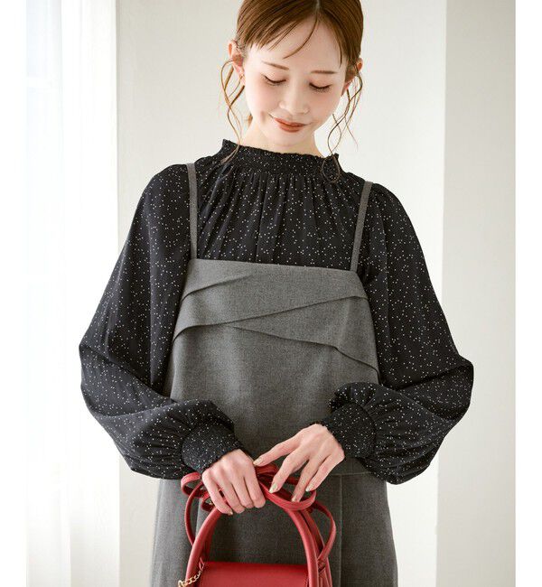 Rope&rsquo;Picnic「シャーリングカラーブラウス/2WAY」|シャツ・ブラウス|