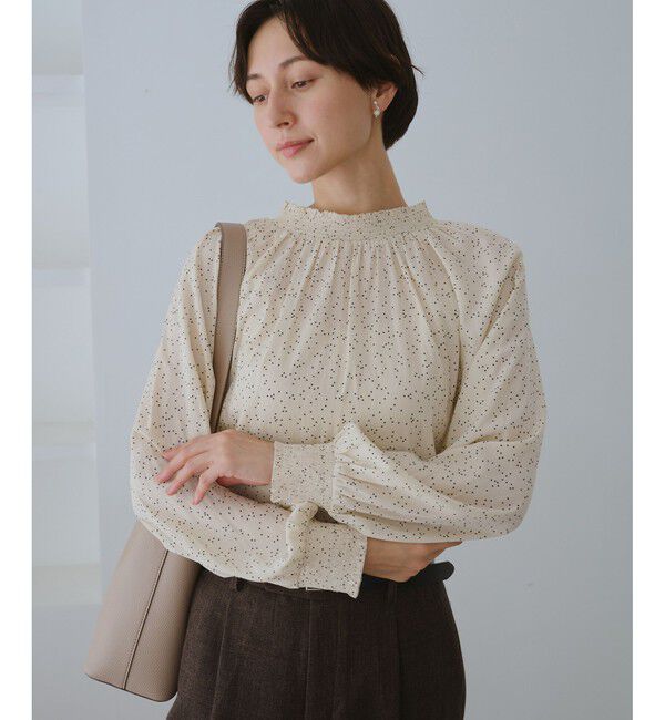 Rope&rsquo;Picnic「シャーリングカラーブラウス/2WAY」|シャツ・ブラウス|