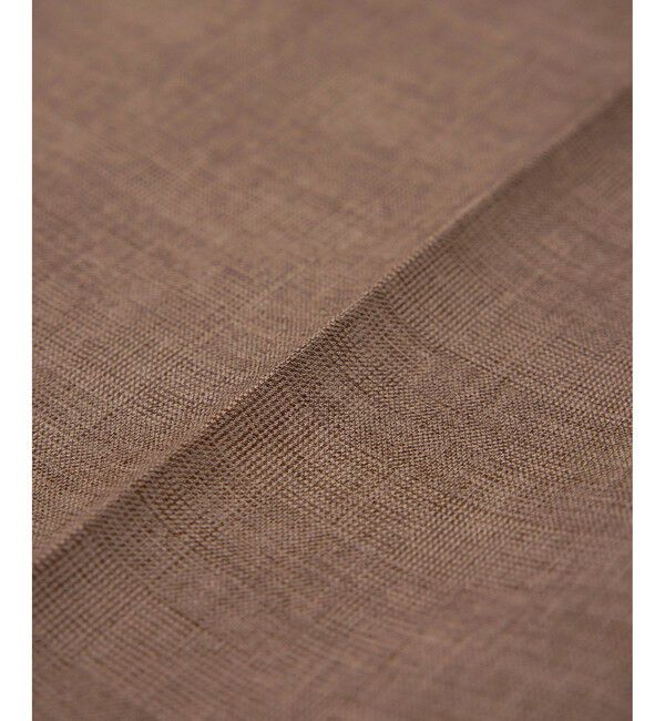 Rope&rsquo;Picnic「メランジドビーチェックパンツ/セットアップ対応・防シワ・接触冷感」|スラックス|