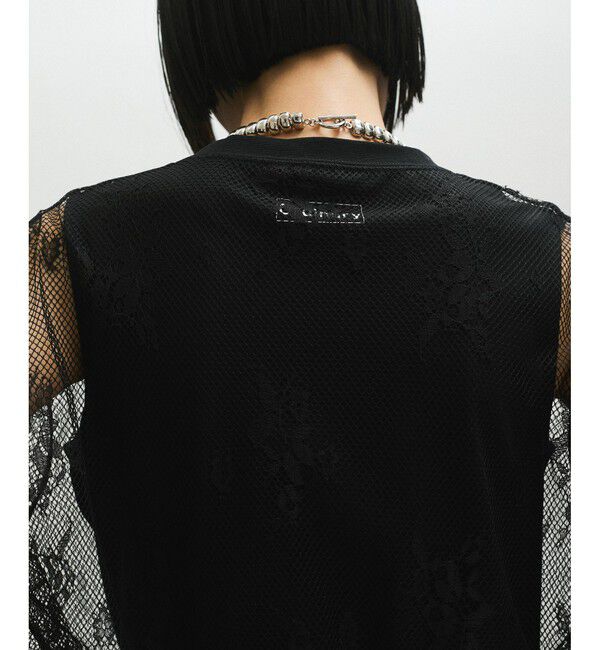 ADAM ET ROPE'「レースTEE」|Tシャツ・カットソー|