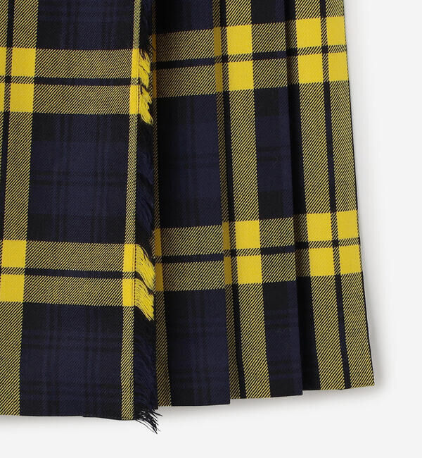 ONEIL OF DUBLIN「O'NEIL OF DUBLIN | ウーステッドウール ロングキルトスカート WOMEN」|スカート|