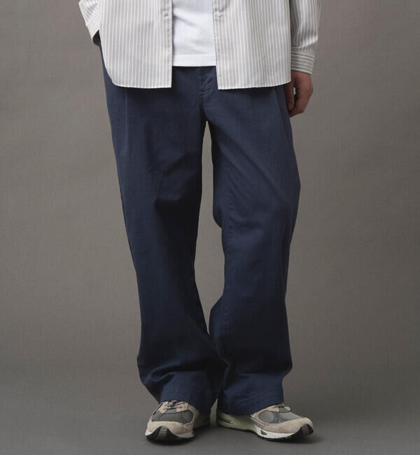 DANTON「DANTON | 2タック イージーパンツ MEN」|チノ|NAVY
