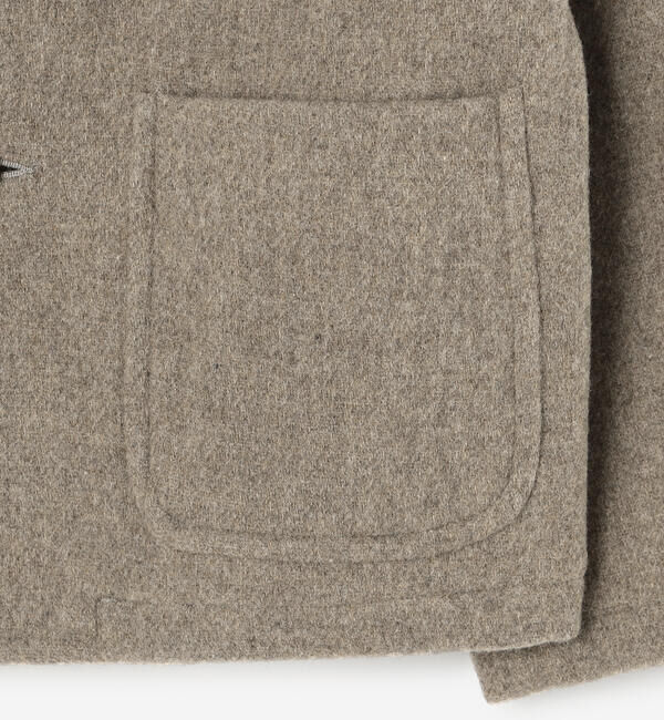 DANTON「DANTON | ウールライトパイル カラーレスジャケット WOMEN」|テーラードジャケット|
