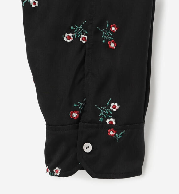  「TICCA | フラワーエンブロイダリー 長袖シャツ WOMEN」|シャツ・ブラウス|