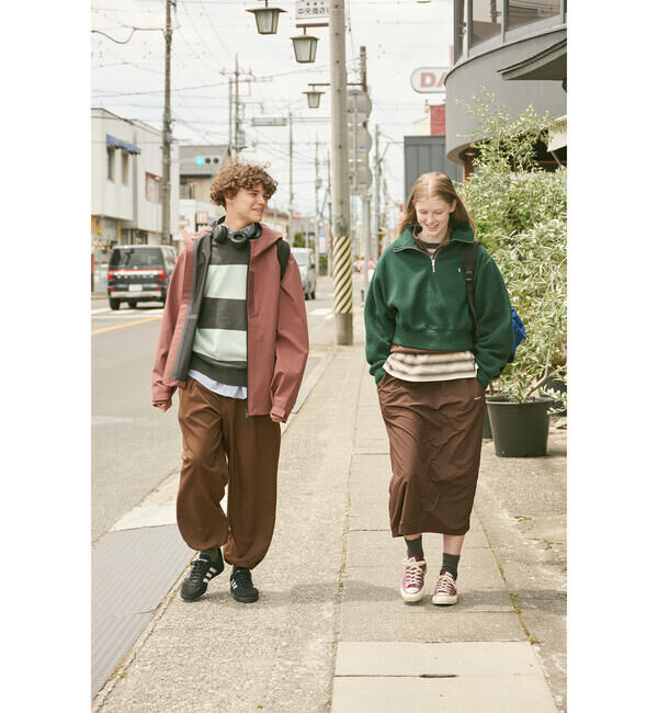 Morris & Sons「MORRIS & SONS | ブロックストライプクルーネックセーター MEN」|ニット・セーター|D