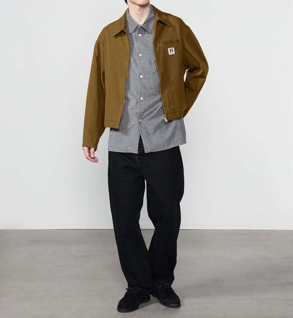  「SCYE BASICS | 〈別注〉 ストレッチコットンダックショートジャケット MEN」|ブルゾン・スタジャン|