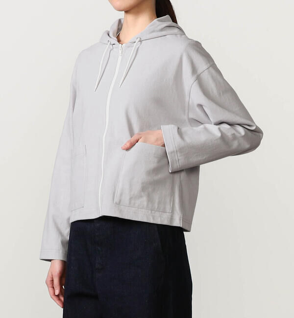 ORCIVAL「ORCIVAL | コットン ロングスリーブ フードジャケット WOMEN」|パーカー|