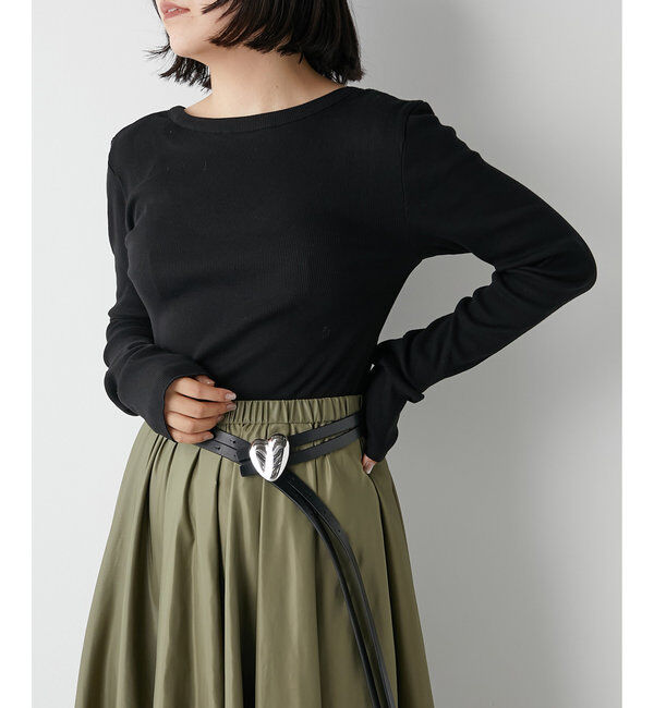  「Vバックシャンテレコカットソー」|Tシャツ・カットソー|ブラックその他1