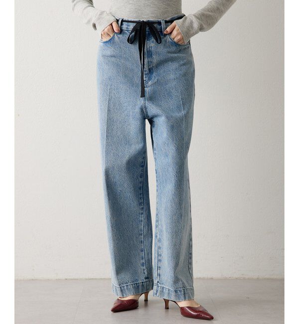  「センタープレスデニムパンツ」|デニム|