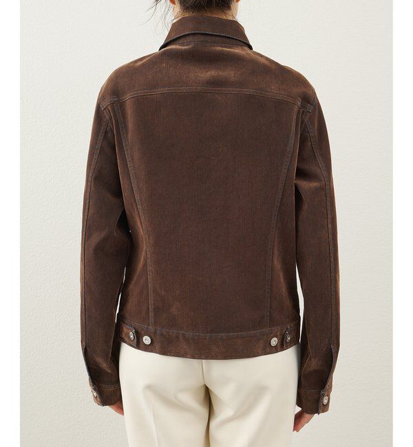  「デニムフロッキーGジャン」|デニムジャケット|